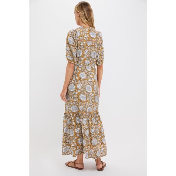 LOVE TOMAS BY EMERSON FRY Arles Satin Lucy 4 Short Sleeve Dress NWT L - Picture 2 of 7